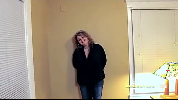 Big titted blonde laura sucks a cock and swallows cum before masturbating