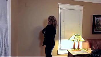 Big titted blonde laura sucks a cock and swallows cum before masturbating