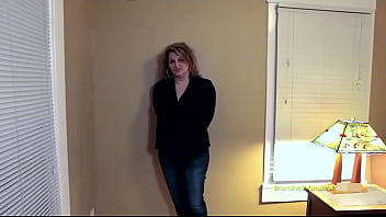 Big titted blonde laura sucks a cock and swallows cum before masturbating