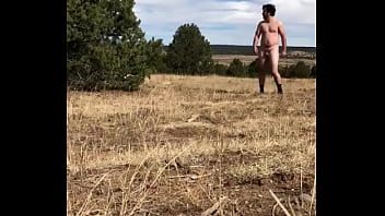 Kyle strips outdoors