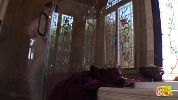 Horny lesbian girls who play with their pussies together stay together