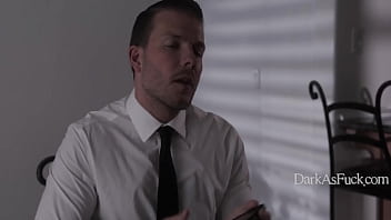 Busty black spider woman dominates husband and the neighbor