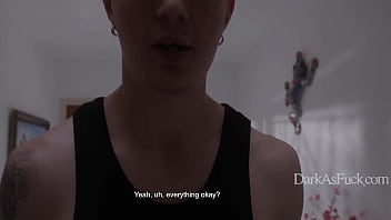 Busty black spider woman dominates husband and the neighbor