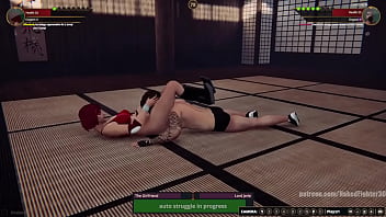 Girlfriend vs jerle nf3d mixed sex combat maledom