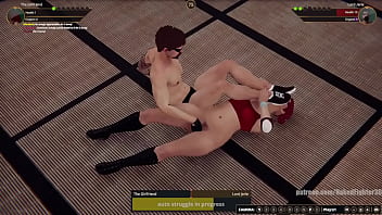 Girlfriend vs jerle nf3d mixed sex combat maledom