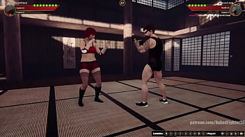 Girlfriend vs jerle nf3d mixed sex combat maledom