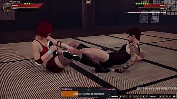 Girlfriend vs jerle nf3d mixed sex combat maledom