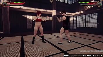 Girlfriend vs jerle nf3d mixed sex combat maledom