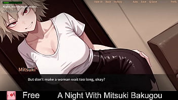A night with mitsuki bakugou free game itchio visual novel adult anime eroge erotic hentai nsfw porn slice of life game