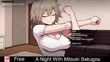 A night with mitsuki bakugou free game itchio visual novel adult anime eroge erotic hentai nsfw porn slice of life game