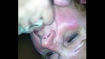 White woman giving head