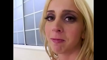 Kelly wells sexy blonde huge cock pov deepthroat face fuck blowjob and cum swallow