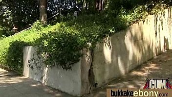 Ebony whore rides cocks and swallows sperm 11