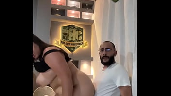 Colombian babe sofia curves with incredible tits takes soldierhugecock big cock ¡her huge tits