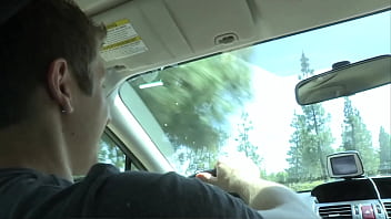 Jessie andrews isn't used to giving guys blowjobs as you'll see her almost crying while