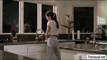 Tgirl Natalie Mars Almost Cant Handle Deepthroating Dudes Hard Boner thumbnail