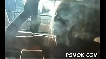 Breasty Babe Wet Smokin' Scene thumbnail