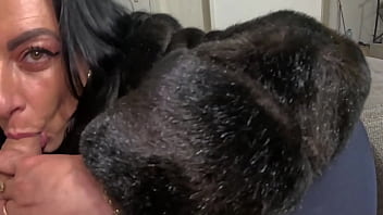 Slutty mature deep throat and cum play on a fur coat 264 preview Slutty mature deep throat and cum play on a fur coat 264 preview