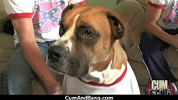 Ebony entertains a group of whites 8