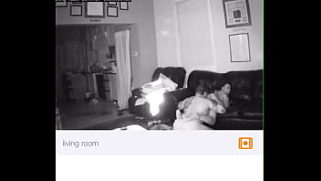 Wife watching us from the room