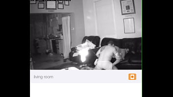 Wife watching us from the room