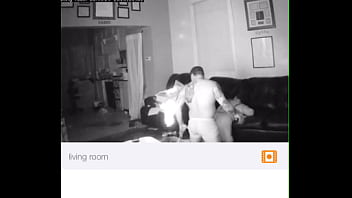 Wife watching us from the room