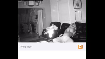 Wife watching us from the room