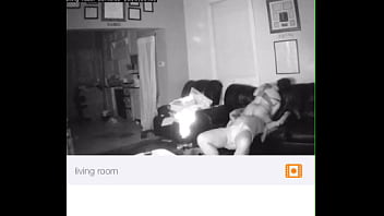 Wife watching us from the room