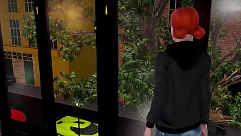 Nerdy redhead in interracial action Nerdy redhead in interracial action