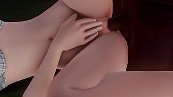 Nerdy redhead in interracial action