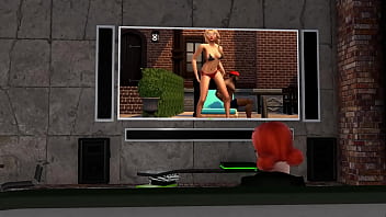 Nerdy redhead in interracial action Nerdy redhead in interracial action