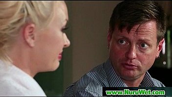 Busty slut gives oil nuru massage 05