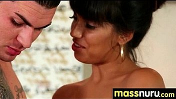 Lucky client gets a full service massage 2