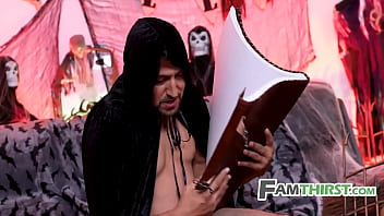 Halloween eve with step family