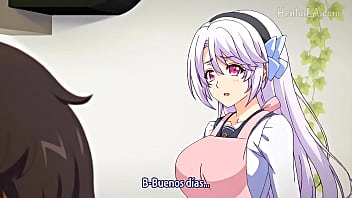 Chico pervertido coje con su hermana y madre sub español