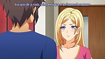 Chico pervertido coje con su hermana y madre sub español