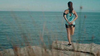 Bitch girlfriend walks in front