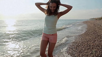 Bitch girlfriend walks in front