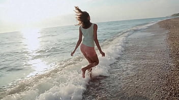 Bitch girlfriend walks in front