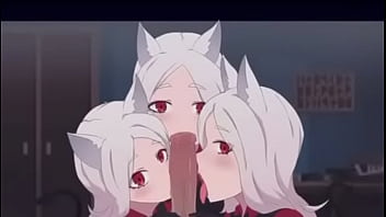 Cartoon bj cerberus helltaker