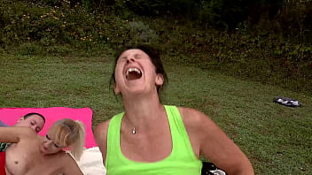 Wild public mature groupsex sport orgy