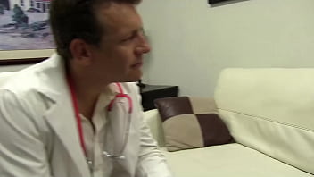 Sexy babe masturbating with gloryhole