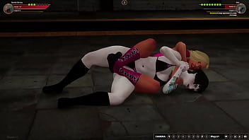 Bambi vs mai nf3d female mma combat subway