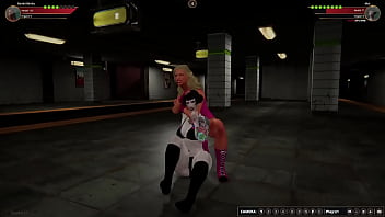 Bambi vs mai nf3d female mma combat subway