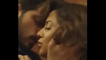 Kiss scene in lift