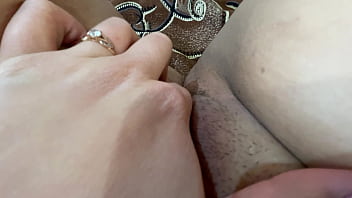 Russian milf without panties has some fun after shower