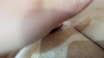 Russian milf without panties has some fun after shower