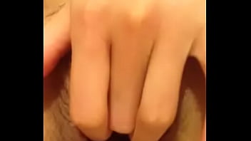 Asian girl pussy rub and finger