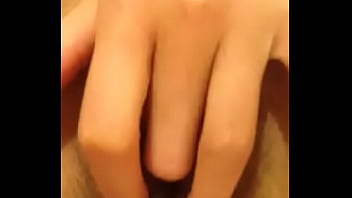 Asian girl pussy rub and finger