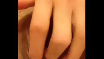 Asian girl pussy rub and finger